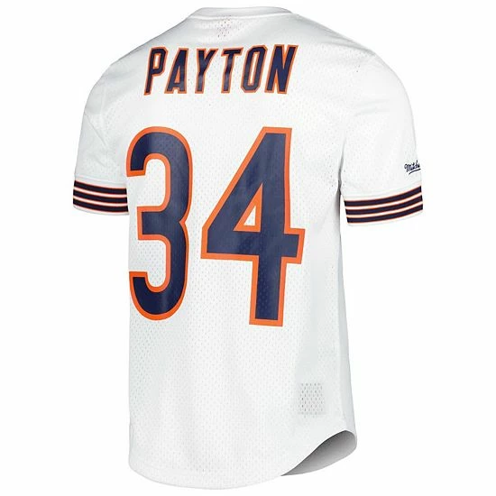 Coupon ๐ Unbranded Men's Mitchell & Ness Walter Payton White Chicago Bears Retired Player Name & Number Mesh Top โญ - Image 4
