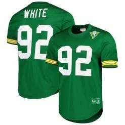 Best reviews of 👏 Unbranded Men's Mitchell & Ness Reggie White Green Green Bay Packers Retired Player Name & Number Mesh Top 👍