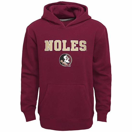 Promo ⭐ Unbranded Boys 8-20 Florida State Seminoles Team Slogan Fleece Hoodie 🌟