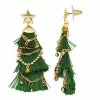 Promo ✨ Unbranded Star Post 🎁 Christmas Tree Fringe Drop Earrings 😉