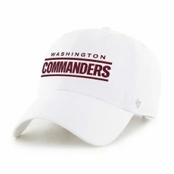 Brand new 👏 Unbranded Men's '47 White Washington Commanders Script Clean Up Adjustable Hat 🥰