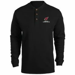 Brand new 🤩 Unbranded Men's Dunbrooke Black Arizona Cardinals Logo Maverick Thermal Henley Long Sleeve T-Shirt 🧨