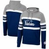 Coupon ✔️ Unbranded Men's Mitchell & Ness Navy/Gray New York Yankees Head Coach Pullover Hoodie 🔥