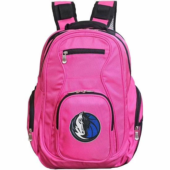Wholesale ๐ Unbranded Dallas Mavericks Premium Laptop ๐ Backpack Mav Pink ๐งจ
