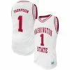 Best Pirce 🧨 Unbranded Men's Original Retro Brand Klay Thompson White Washington State Cougars Alumni 🏀 Basketball Jersey 🔔