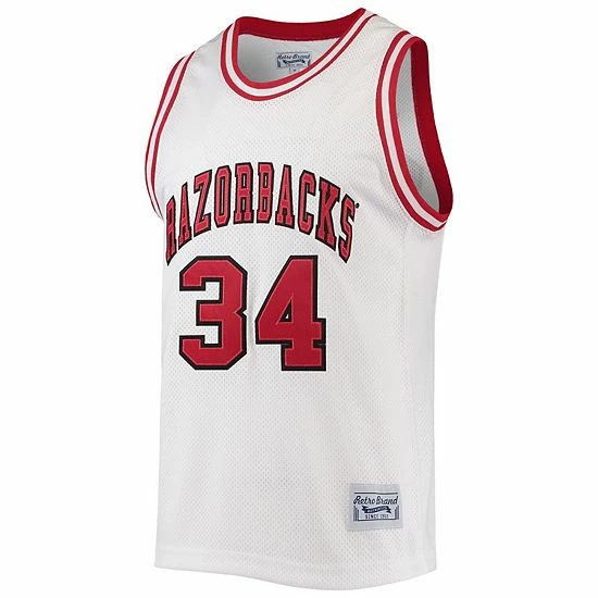 Deals โค๏ธ Unbranded Men's Original Retro Brand Corliss Williamson White Arkansas Razorbacks Alumni Commemorative Classic ๐ Basketball Jersey โญ - Image 3