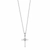 Buy 😉 Unbranded 10k White Gold Diamond Accent Heart Cross Pendant 🎉