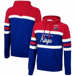 Best reviews of 👏 Unbranded Men's Mitchell & Ness Red/Royal Sacramento Kings Head Coach Pullover Hoodie 🎁