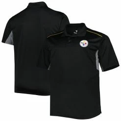 Top 10 😉 Unbranded Men's Black Pittsburgh Steelers Big & Tall Team Color Polo 👍