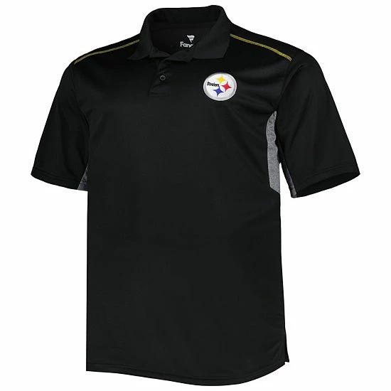 Top 10 😉 Unbranded Men's Black Pittsburgh Steelers Big & Tall Team Color Polo 👍 - Image 3
