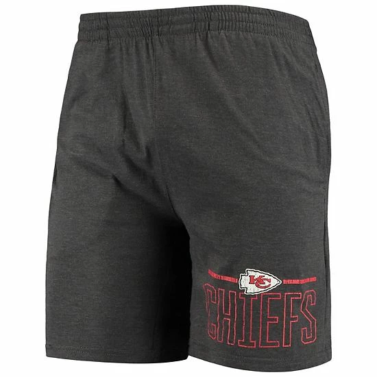 Promo ✔️ Unbranded Men's Concepts Sport Red/Charcoal Kansas City Chiefs Meter T-Shirt & Shorts Sleep Set 🤩 - Image 5