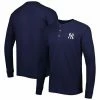 Best Sale 🌟 Unbranded Men's Dunbrooke New York Yankees Navy Maverick Long Sleeve T-Shirt 🔥