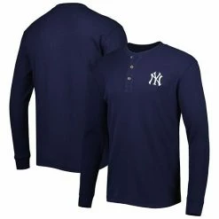 Best Sale 🌟 Unbranded Men's Dunbrooke New York Yankees Navy Maverick Long Sleeve T-Shirt 🔥