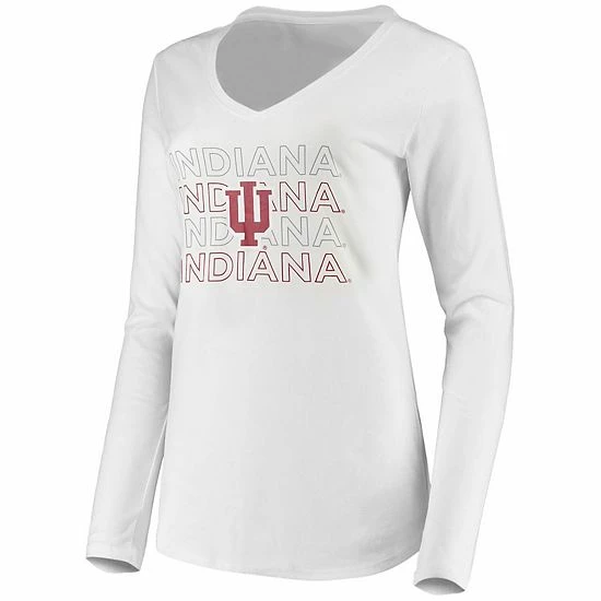 Wholesale ๐ Unbranded ๐ฉ Women's Concepts Sport Crimson/White Indiana Hoosiers Flagship Long Sleeve T-Shirt & Pants Sleep Set ๐ - Image 2