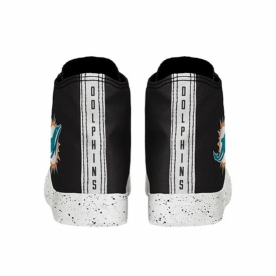 Best deal ๐ Unbranded Men's FOCO Miami Dolphins Paint Splatter High Top ๐ Sneakers ๐ - Image 3