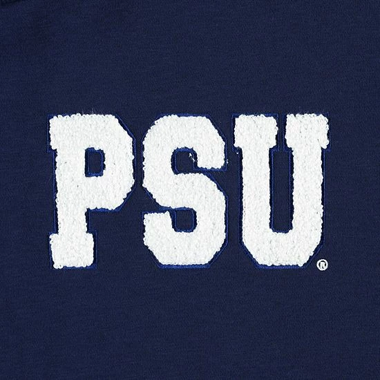 New ⭐ Unbranded 👩 Women's Gameday Couture Navy Penn State Nittany Lions Back To Reality Colorblock Pullover Sweatshirt 😍 - Image 5