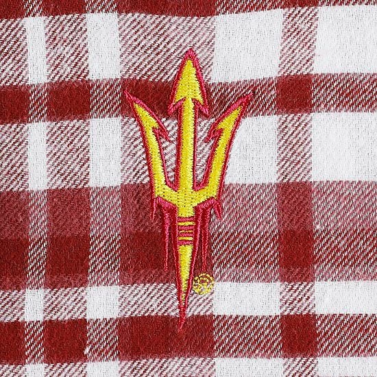 Flash Sale ⭐ Unbranded 👩 Women's Concepts Sport Maroon Arizona State Sun Devils Mainstay Plaid Pullover Hoodie 👏 - Image 5