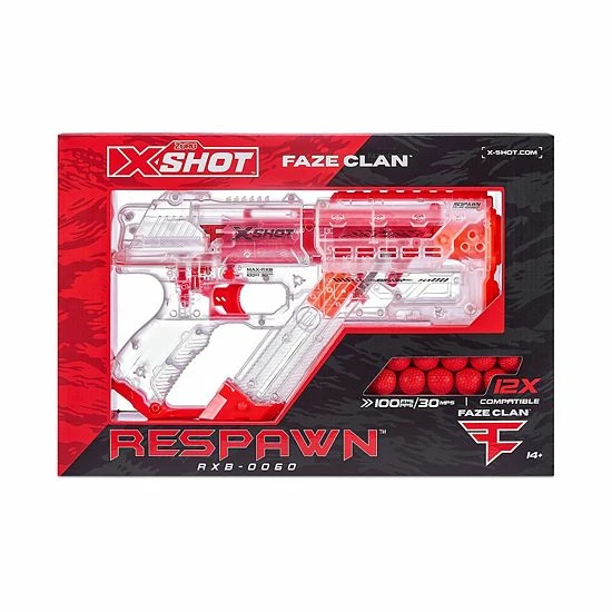 New 🔔 Unbranded X-Shot FaZe Respawn Round Blaster (12 Rounds) By ZURU ✔️