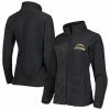 Flash Sale 😀 Unbranded 👩 Women's Dunbrooke Charcoal Los Angeles Chargers Hayden Polar Full-Zip Jacket ⌛