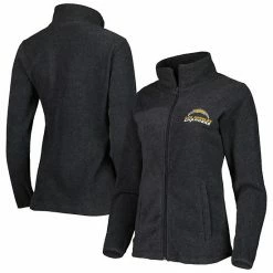 Flash Sale 😀 Unbranded 👩 Women's Dunbrooke Charcoal Los Angeles Chargers Hayden Polar Full-Zip Jacket ⌛