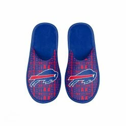 Hot Sale 🎉 Unbranded Youth FOCO Buffalo Bills Scuff Wordmark Slide Slippers 🎉