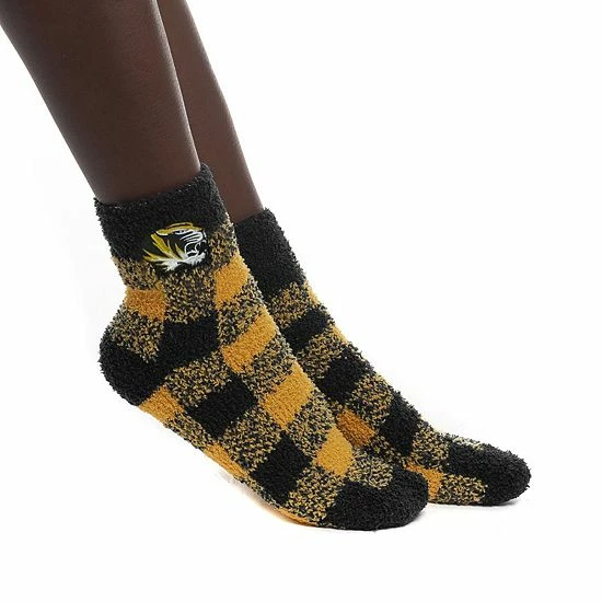 Deals 🔔 Unbranded 👩 Women's ZooZatz Missouri Tigers Fuzzy Buffalo Check Crew 🧦 Socks 🛒