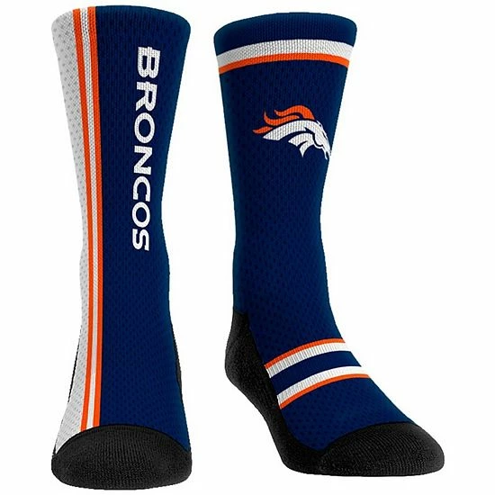 Outlet 😉 Unbranded Rock Em 🧦 Socks Denver Broncos Classic Uniform Crew 🧦 Socks 🔥