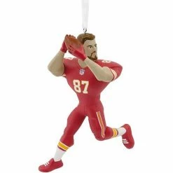 Cheap 😀 Unbranded Hallmark Travis Kelce Kansas City Chiefs Figural Player Ornament 🥰