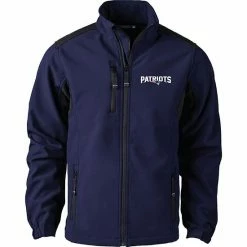 Best Pirce 🤩 Unbranded Men's Dunbrooke Navy New England Patriots Circle Softshell Fleece Full-Zip Jacket 🎉