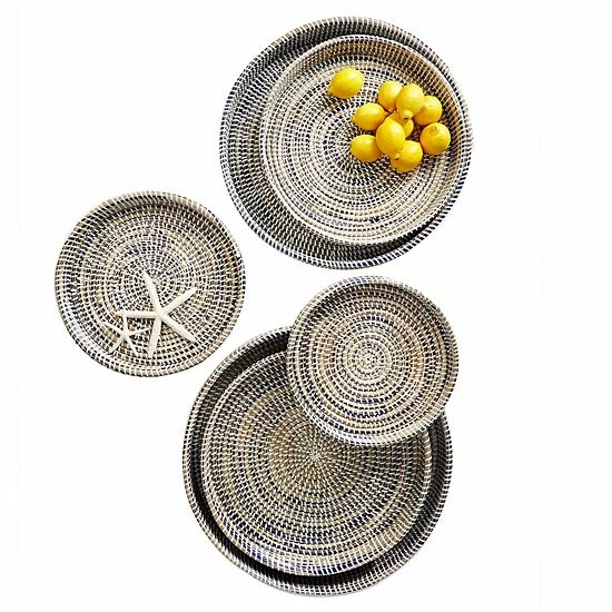 Wholesale โ๏ธ Unbranded Set Of 6 Nested Woven Trays ๐คฉ