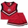 Best reviews of 🌟 Unbranded 👧 Girls Toddler Scarlet Ohio State Buckeyes Two-Piece Cheer Set 🥰