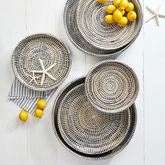 Wholesale โ๏ธ Unbranded Set Of 6 Nested Woven Trays ๐คฉ - Image 2