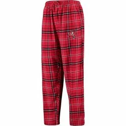 Hot Sale 😀 Unbranded Men's Concepts Sport Red/Black Tampa Bay Buccaneers Ultimate Plaid Flannel Pants 🔔