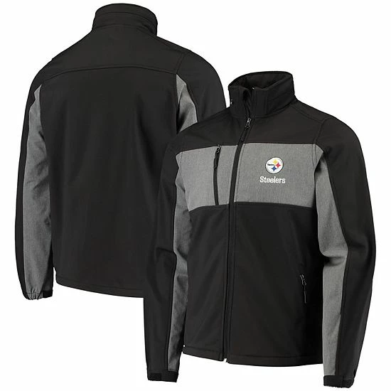 Discount 🧨 Unbranded Men's Dunbrooke Black Pittsburgh Steelers Circle Zephyr Softshell Full-Zip Jacket ❤️ - Image 2