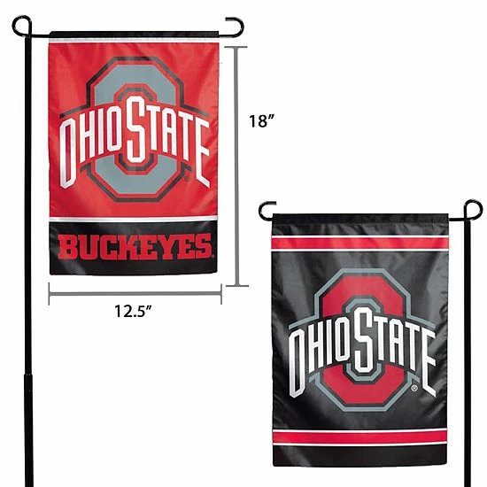 Brand new ⭐ Unbranded WinCraft Ohio State Buckeyes 12" X 18" Double-Sided Garden Flag 🤩 - Image 3