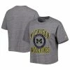 Discount ✨ Unbranded 👩 Women's League Collegiate Wear Heather Gray Michigan Wolverines 😀