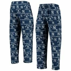 Budget 👏 Unbranded Men's Concepts Sport Navy New York Yankees Flagship Allover Print Sleep Pants 😍