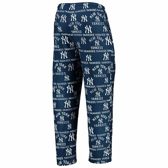 Budget 👏 Unbranded Men's Concepts Sport Navy New York Yankees Flagship Allover Print Sleep Pants 😍 - Image 4