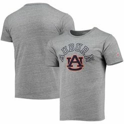 Best Pirce 😉 Unbranded Men's League Collegiate Wear Heathered Gray Auburn Tigers Tide Seal Nuevo Victory Falls Tri-Blend T-Shirt 🌟