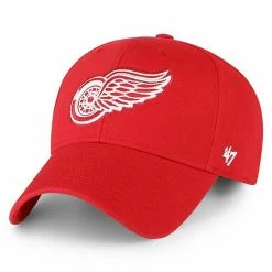 Best Sale ⭐ Unbranded Men's '47 Red Detroit Red Wings Legend MVP Adjustable Hat 🥰