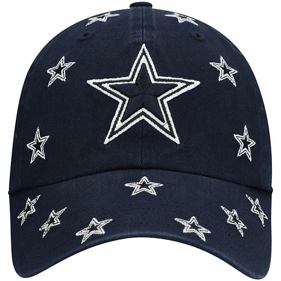Top 10 ❤️ Unbranded 👩 Women's '47 Navy Dallas Cowboys Confetti Clean Up Adjustable Hat 🎉 - Image 3