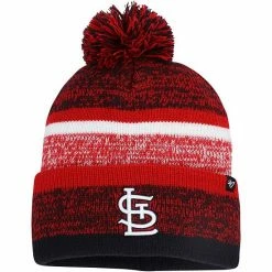 Flash Sale 🎁 Unbranded Men's '47 Red St. Louis Cardinals Northward Cuffed Knit Hat With Pom 🤩