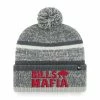 Best reviews of 🎁 Unbranded Men's '47 Charcoal Buffalo Bills Legacy Bills Mafia Northward Cuff Pom Knit Hat 😉