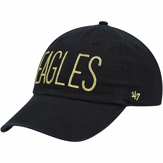 Top 10 ❤️ Unbranded 👩 Women's '47 Black Philadelphia Eagles Shimmer Text Clean Up Adjustable Hat 🌟