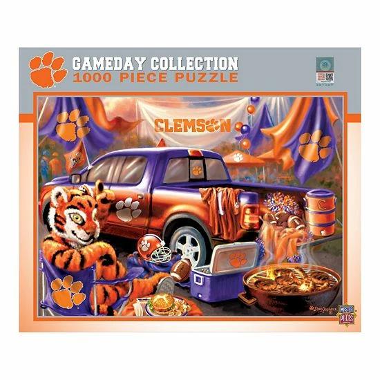 Outlet ⌛ Unbranded Clemson Tigers Gameday 1000-Piece Puzzle 🥰
