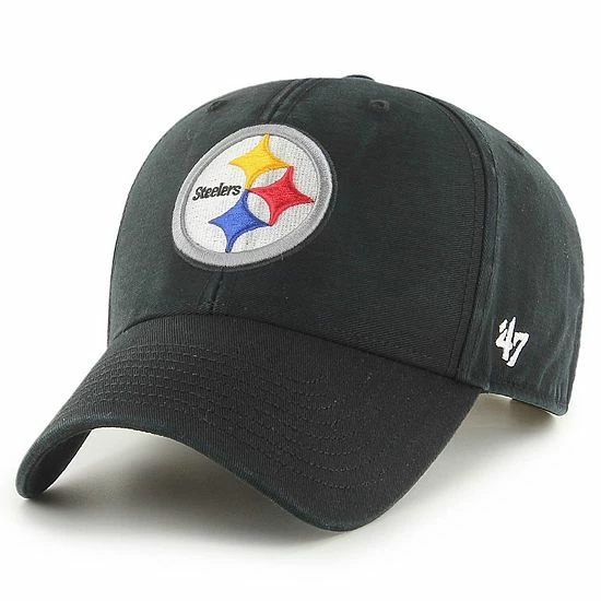 Flash Sale 😍 Unbranded Men's '47 Black Pittsburgh Steelers Legend MVP Adjustable Hat 🌟