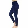 Discount ✔️ Unbranded 👩 Women's ZooZatz Navy West Virginia Mountaineers Fleece Leggings 🌟