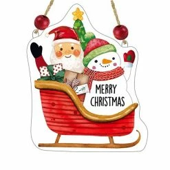 Best deal 💯 Unbranded Santa Snowman Merry 🎁 Christmas Ornament 🎉