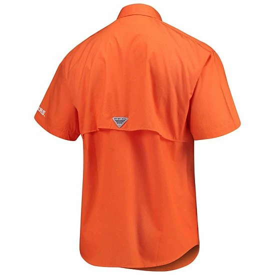 Promo 🛒 Unbranded Clemson Tigers Columbia PFG Bonehead Short Sleeve 👕 Shirt - Orange ❤️ - Image 3