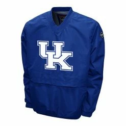 Deals 😉 Unbranded Men's Kentucky Wildcats Big Logo Windshell Pullover 🌟